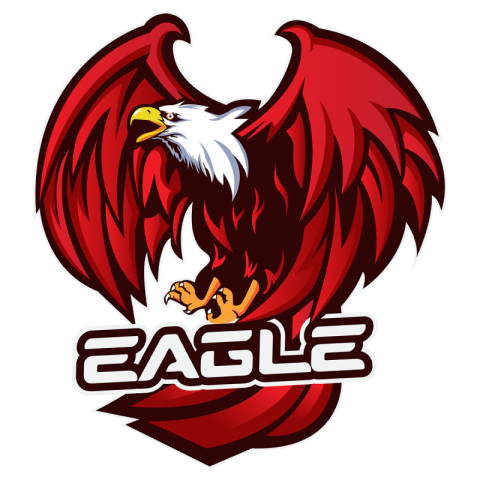 E sports team logo with eagle PNG Free Download
