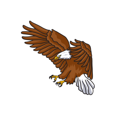 Eagle logo mascot drawing simple PNG Free Download