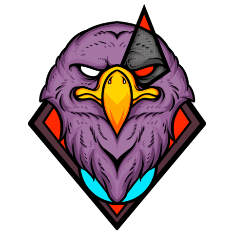 Eagle mascot cartoon PNG free Download