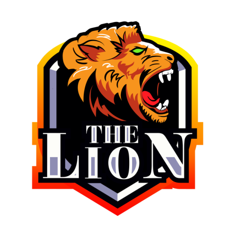 Game lion logo PNG Free Download