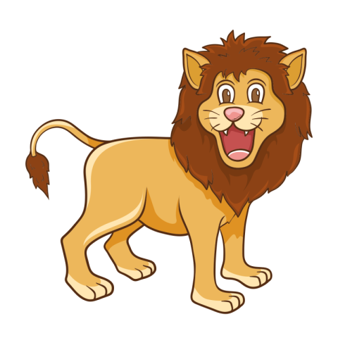 Hand drawn lion PNG Free Download