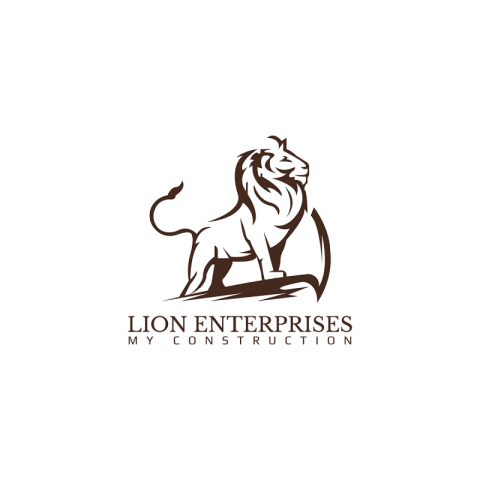 Lion logo design PNG Free Download