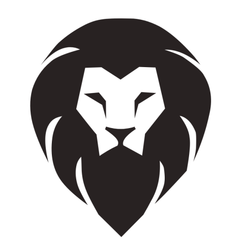 Lion face flat illustration PNG Free Download