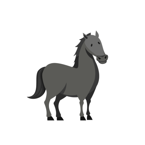 Horse farm animal vector free PNG Free Download