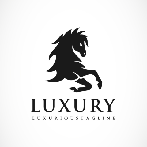 Black horse   the luxurious PNG Free Download
