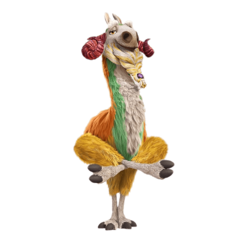 Transparent Animada PNG Llama  Image Free Download