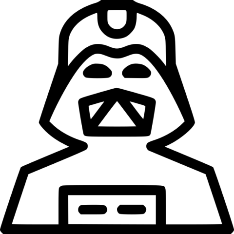 Darth Vader PNG Art & Outline Image Free Download