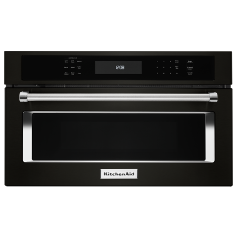 Black Microwave Oven PNG image