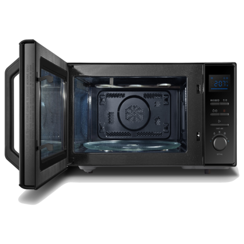 Isolated Open Microwave Oven PNG Picture