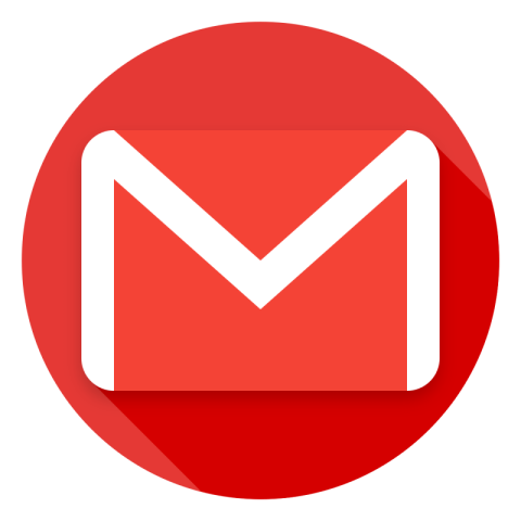 Red Gmail PNG Sticker Free Download