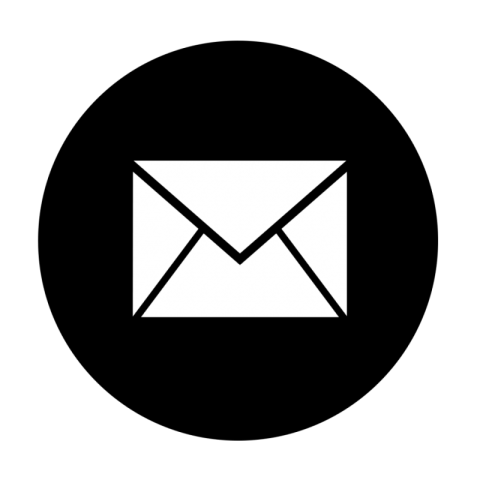 Black & White Gmail PNG icon & Logo, Sticker