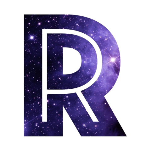 Purple Artestic R Letter PNG Image Free Photo