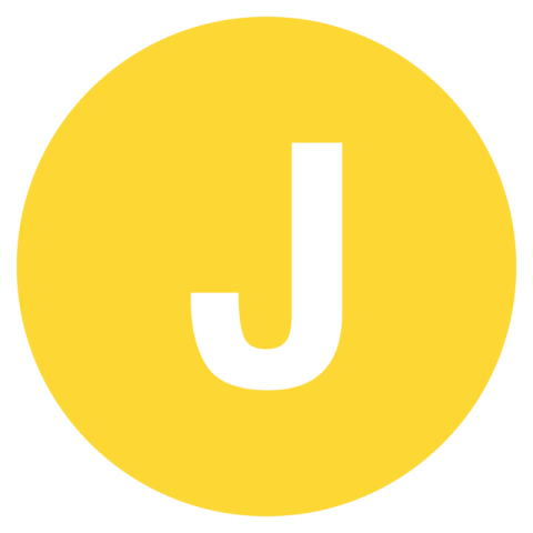 Yellow J Letter PNG Icon Free Download