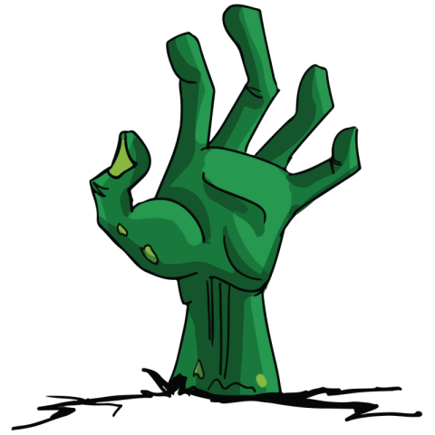 Illustration Zombie Hand PNG Image