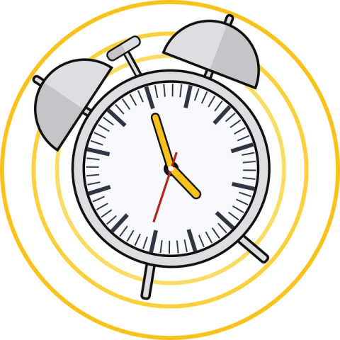 Alarm Clock PNG & SVG Design For T Shirt Image