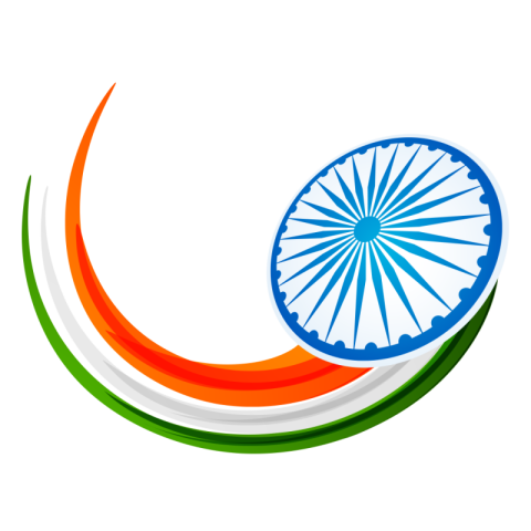 Roylaty Free Stock India Flag PNG Logo Image