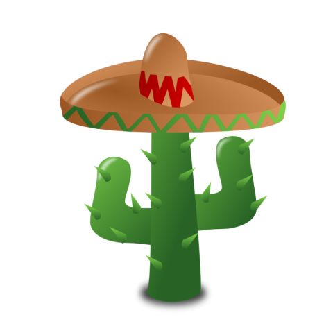 Cute Vibrated Cactus PNG Cartoon Free Transparent Image