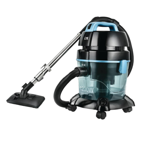 Electrical Vacuum Cleaner on Transparent PNG Background