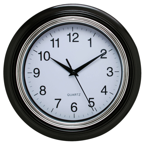 Flat Clock PNG Image With Transparent Background