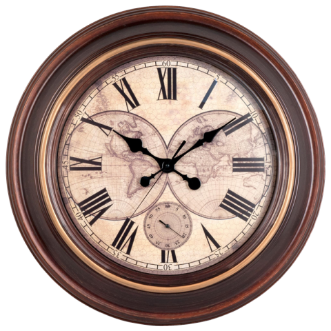 Vintage Wall Clock PNG Image Free Download