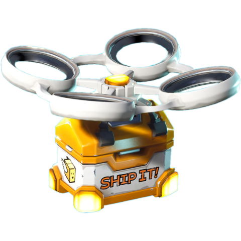 Yellow Fly Drone PNG Sticker Free Download