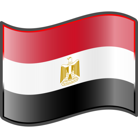 Vector SVG Clipart Egypt Flag PNG Batch Image