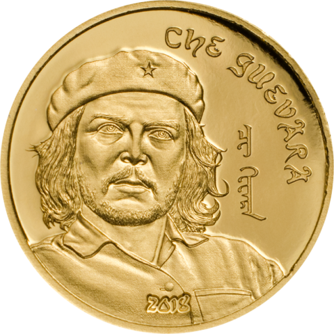 Golden Coin Of Che Guevara PNG Image