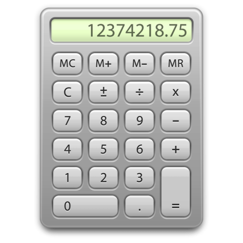 Silver PSD Calculator PNG Image