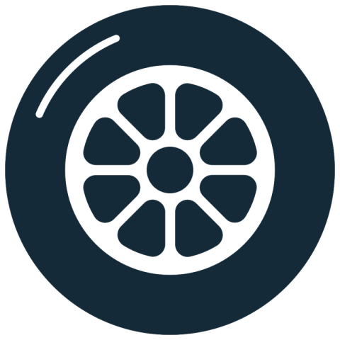 Isolated Free Car Wheel PNG Image