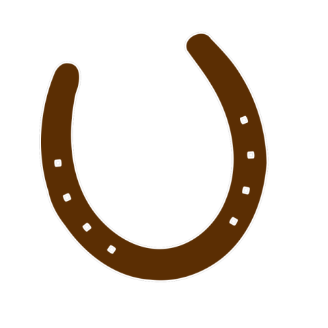 Brown Horseshoe PNG sticker Free Download