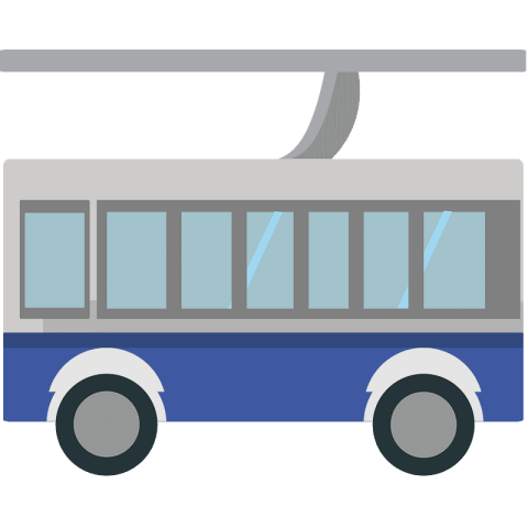 Cool Trolleybus PNG Image on Free Download