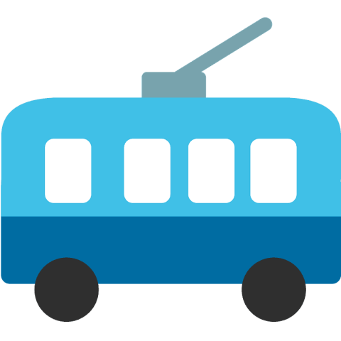 Trolleybus PNG Symbol Free Download