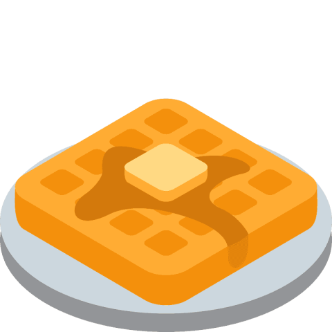 Cartoon Waffle on Clipart PNGs Free