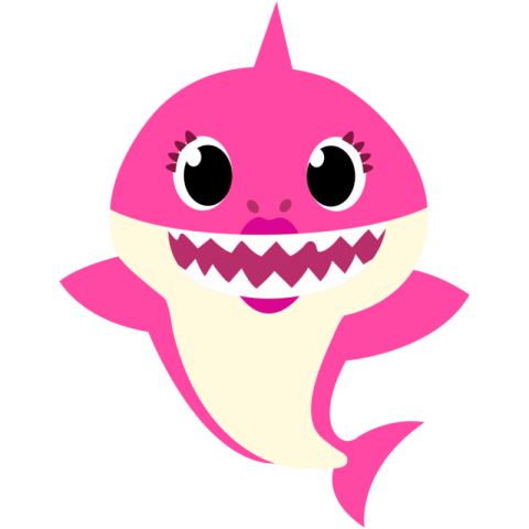 Pink Baby Shark PNG Image on Free Download