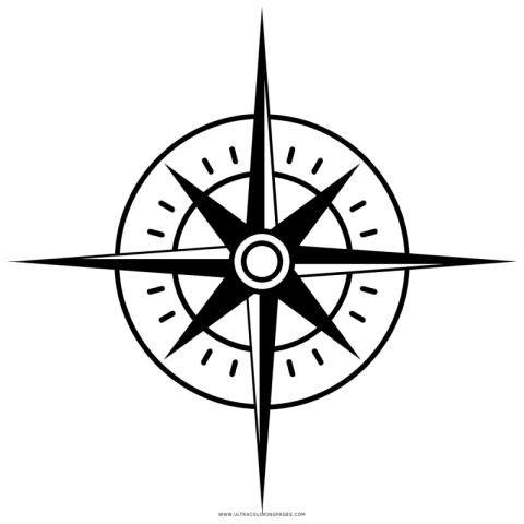 Black Compass PNG Image Free Download