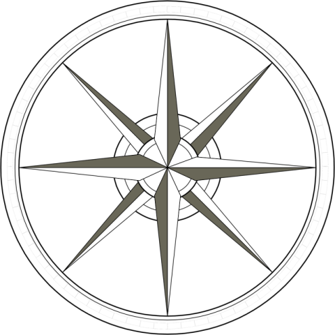 Handart on Compass PNG Image Free Download