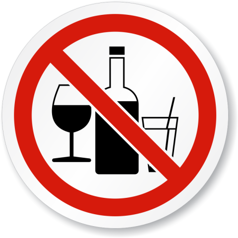 No Alcohol Drugs PNG Image Free Download