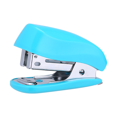 Neon Blue Stapler PNG Image Free Download