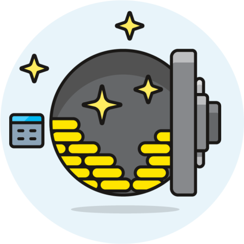 Circle Bank Vault PNG Image Free Download