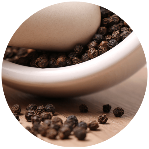 Circular Black Pepper PNG Sticker Free Download
