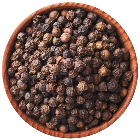Black Pepper PNG on Bowl Free Download