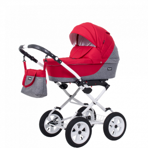 Red Baby Stroller PNG Image Free Download