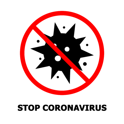 Vector Illustrature Stop Coronavirus PNG sticker free download