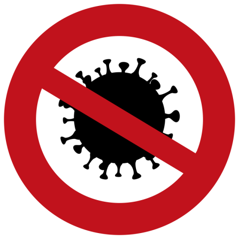 Circle Stop Coronavirus PNG Image Free Download