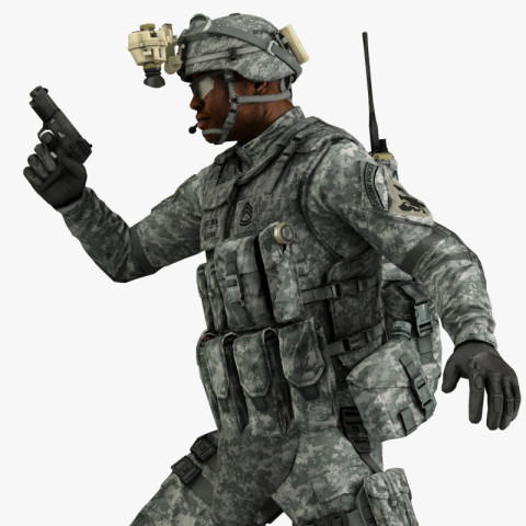 Us soldier AFAM Game Free character download