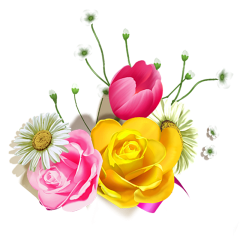 3 flowers 2 by pngcore free png download
