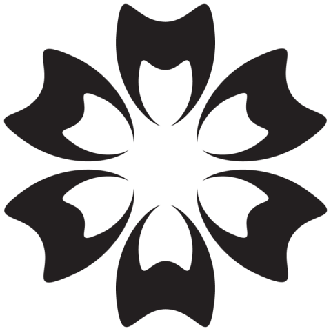 Black & White Flower Free Vector Clipart & Illustration With Silhouette PNG Images With Transparent