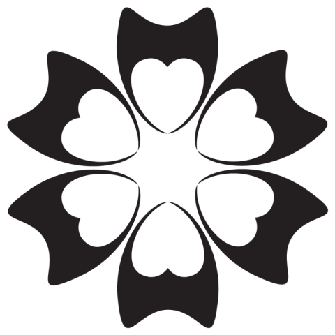 Heart Shape Flower Free Vector PNG Image With Transparent background Image