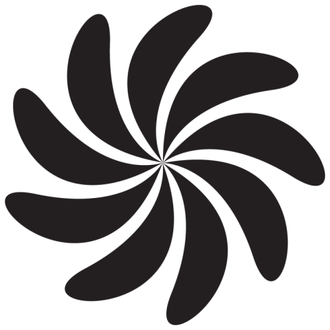 Transparent Fan Flower Shape PNG Image With Transparent Background