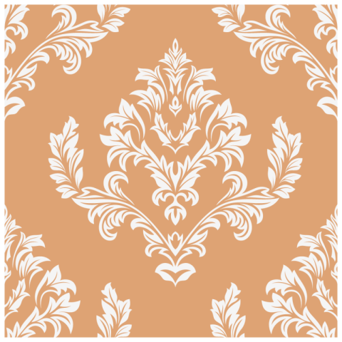 Seamless Damask Pattern For Background Or Wallpaper Design PNG Image